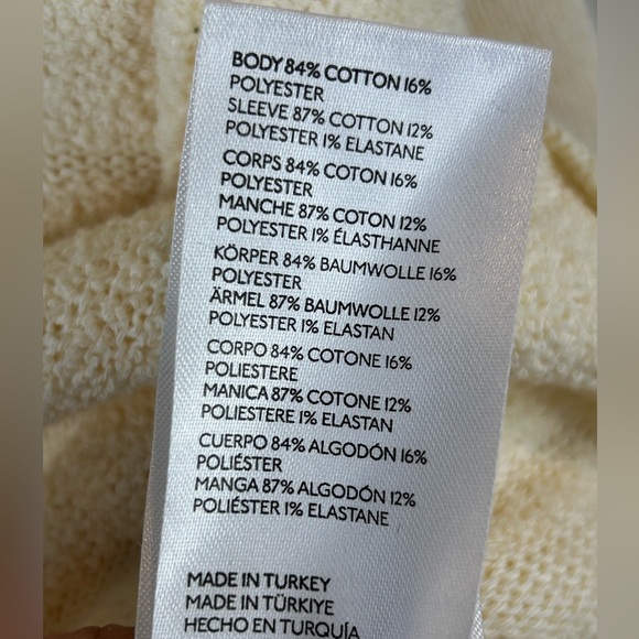 Pilcro by Anthropologie oversized sweater tunic in ivory - Picture 10 of 15